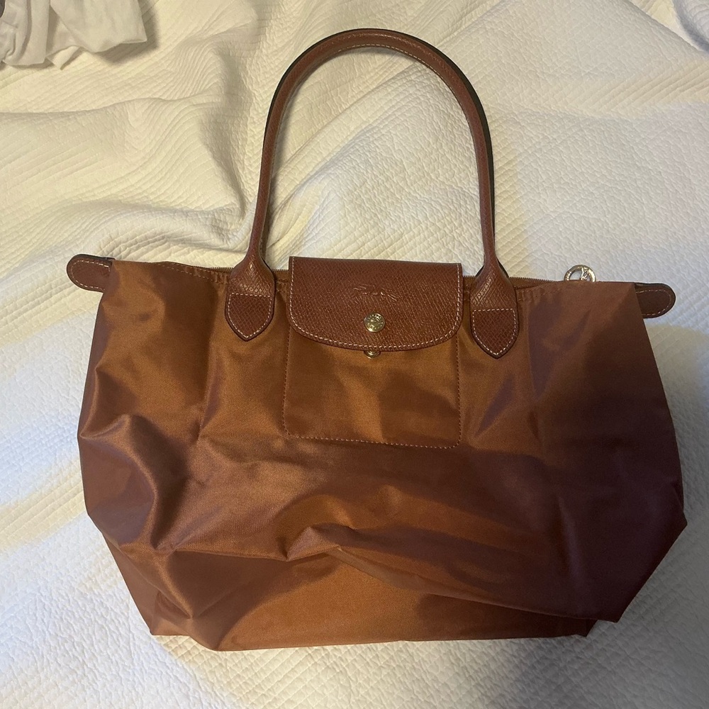 Longchamp bag - golden brown (limited edition colour)